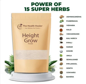 The Health Healer Height Growth Powder | Nutritional Supplement | Wellness & Fitness Support 70g